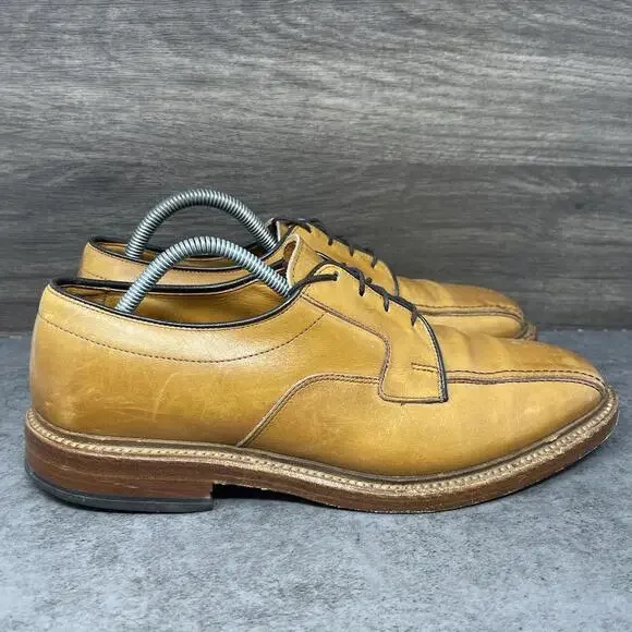Allen Edmonds Hillcrest Shoes Mens Size 7.5 Brown Leather Dress Oxford